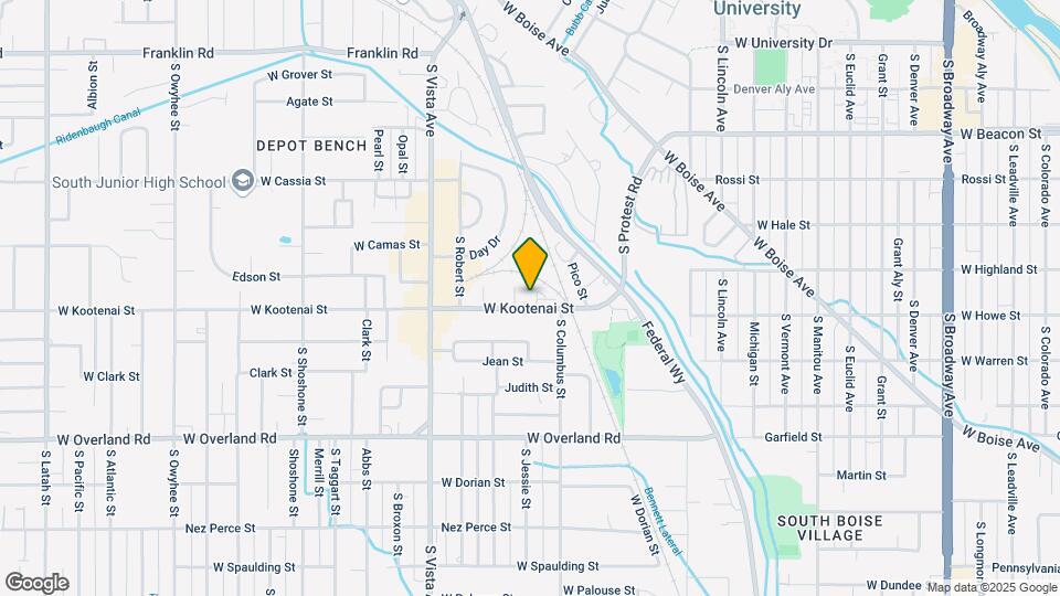 2296 W Kootenai St Map and Location Details
