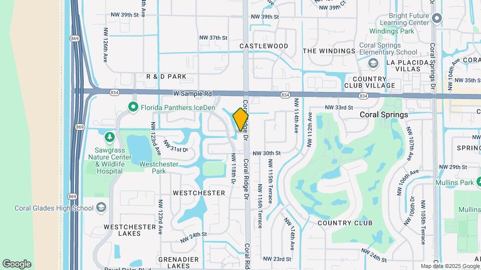 3118 Coral Ridge Dr Map and Location Details