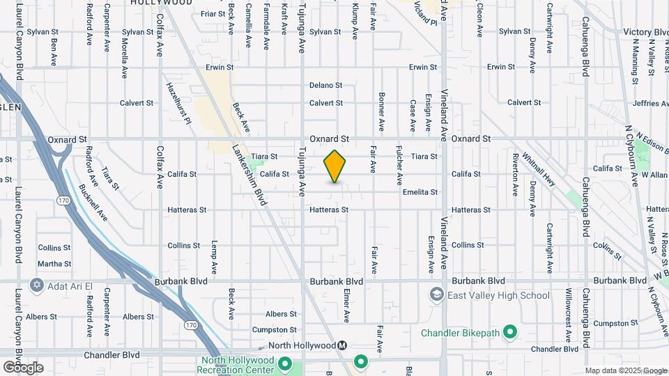 11324 Emelita St Map and Location Details