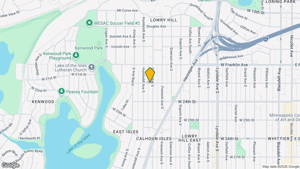 2200 Girard Ave S, Unit #2 Mapa y Detalles de la Ubicación