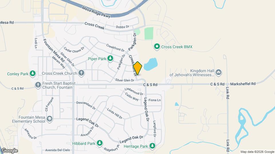 7838 Creekfront Dr Map and Location Details