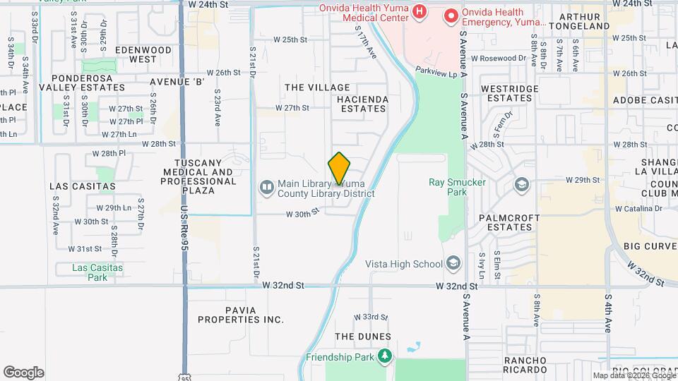 1792 W 29th Dr Map and Location Details