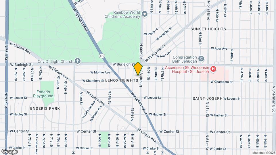3015 N 60th St Map and Location Details