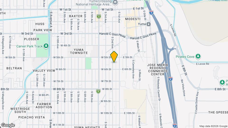551 S 2nd Ave Map and Location Details