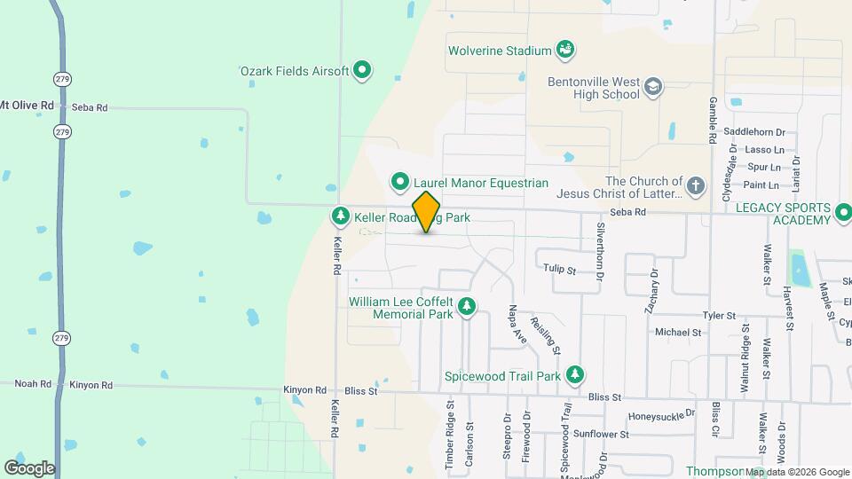 1600 Edinburgh Dr Map and Location Details