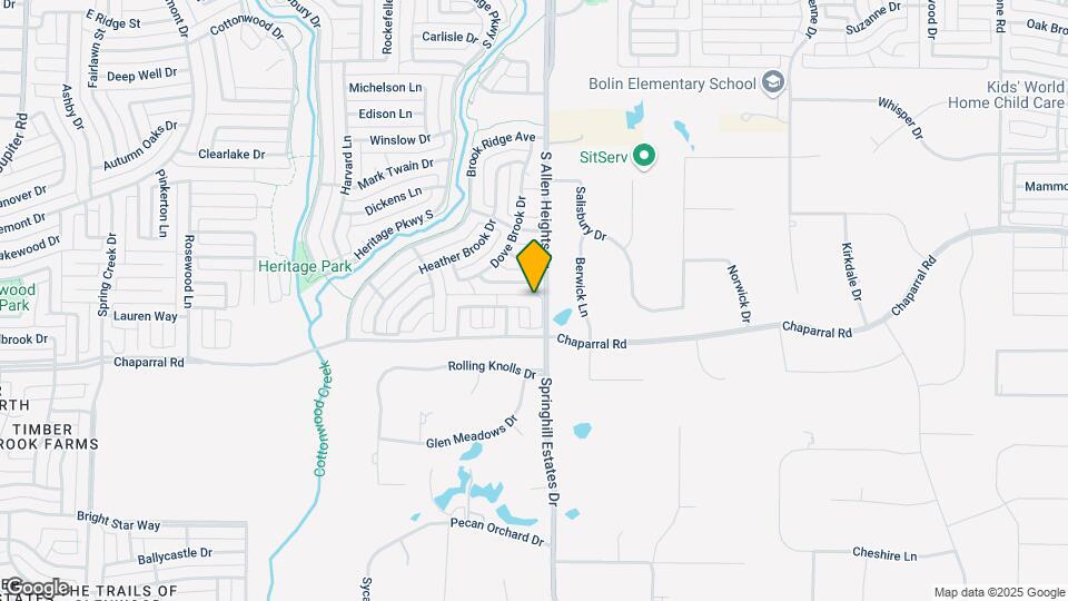 1139 Elm Grove Dr Map and Location Details