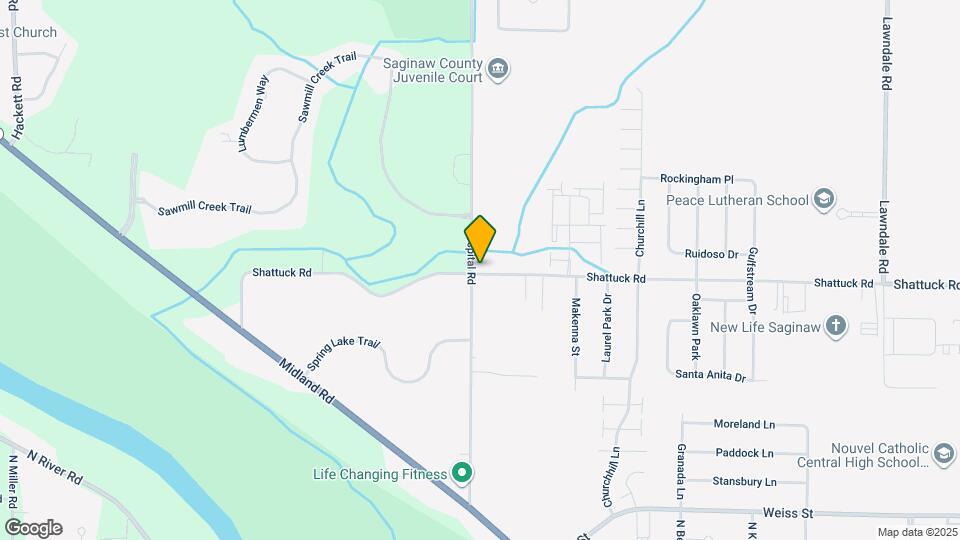 6984 Shattuck Rd Map and Location Details