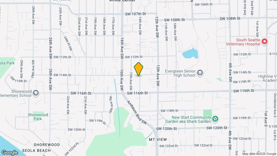 11405 14th Ave SW Map and Location Details