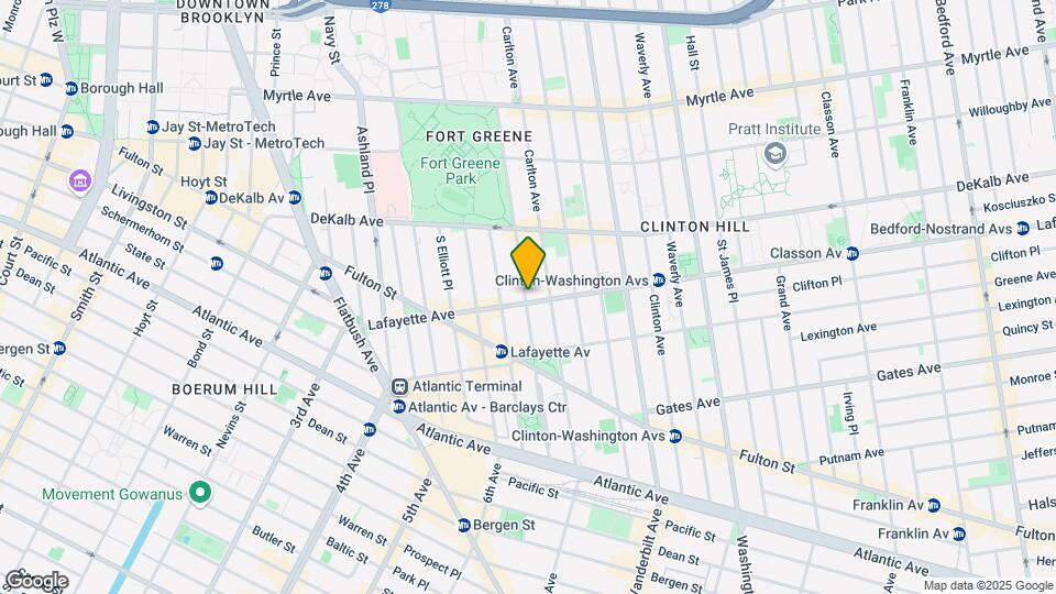 133 Lafayette Avenue Map and Location Details