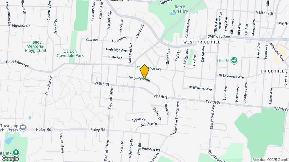 4351 Ridgeview Ave Map and Location Details