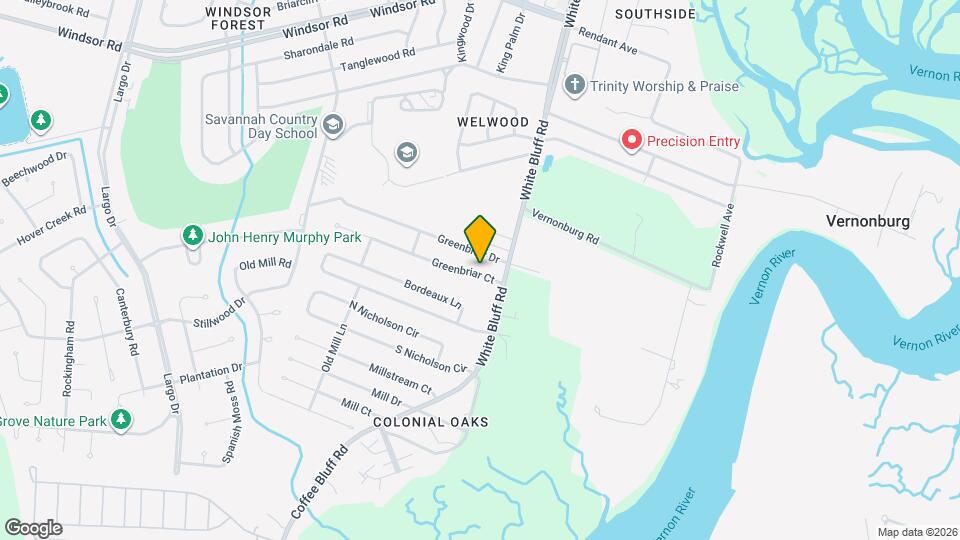 110 Greenbriar Ct Map and Location Details