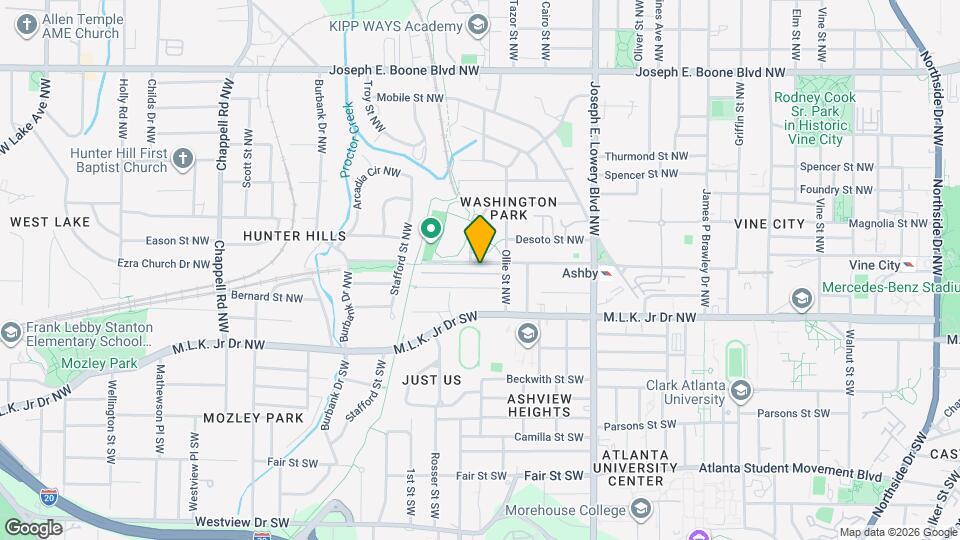 1032 Lena St NW Map and Location Details