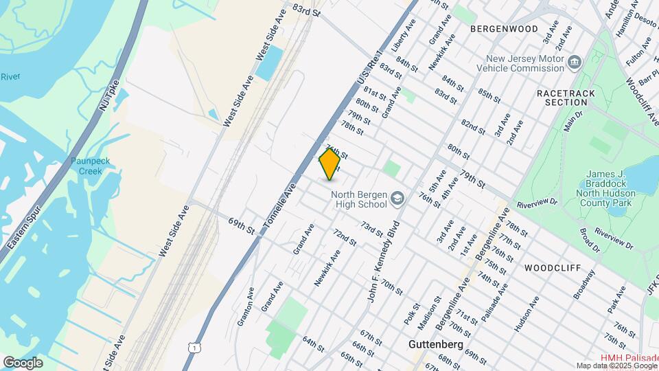 1516 74th St, Unit #2 Map and Location Details