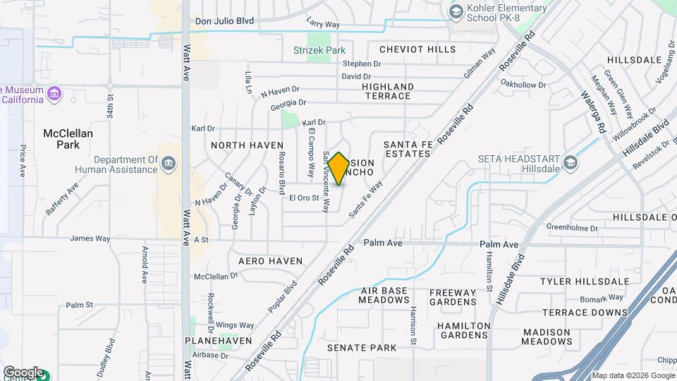 5667 Rio Verde Way Map and Location Details