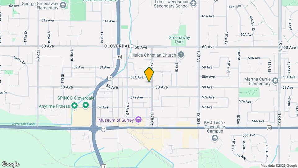 5811 177B St Map and Location Details