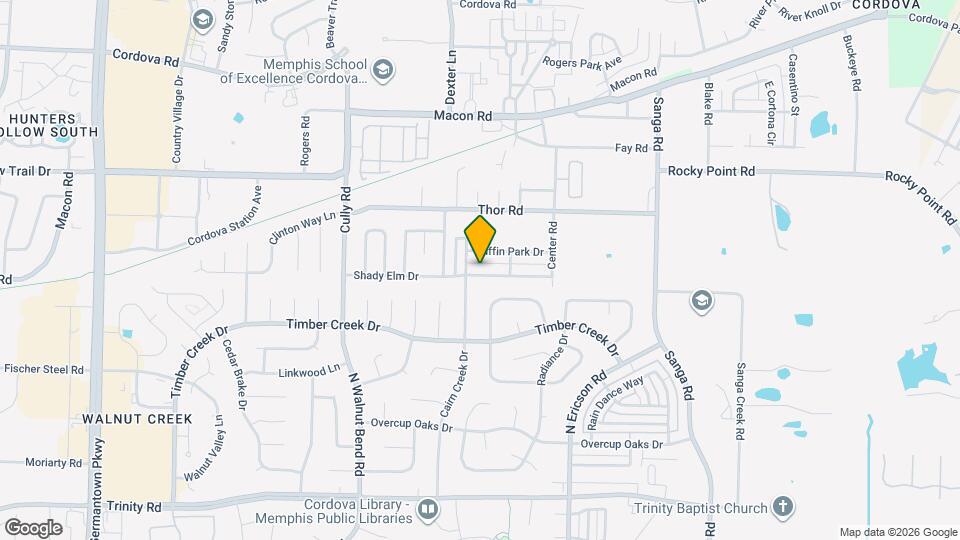 8516 Shady Elm Dr Map and Location Details