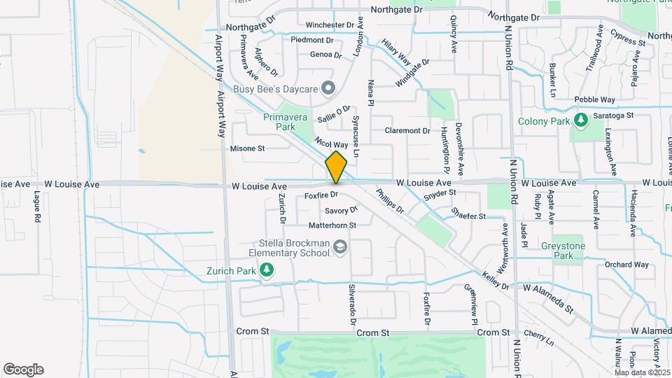 1052 Foxfire Dr Map and Location Details