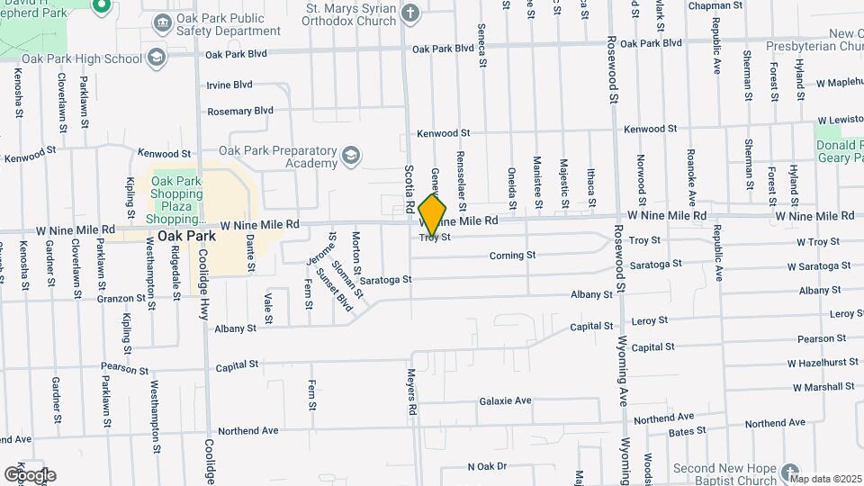 10721 Troy St Mapa y Detalles de la Ubicación