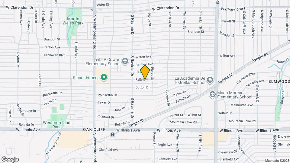 2829 Falls Dr Map and Location Details