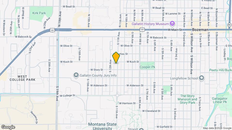 409 S 11th, Unit B Map and Location Details