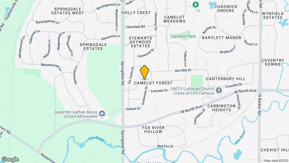 2375 Guinevere Dr Map and Location Details