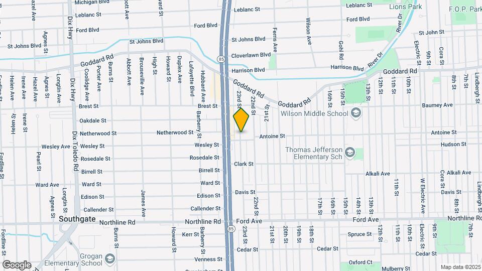 1381 23rd St Map and Location Details