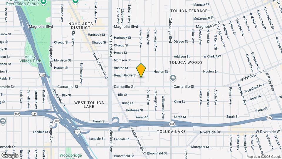 4831 Riverton Ave Map and Location Details
