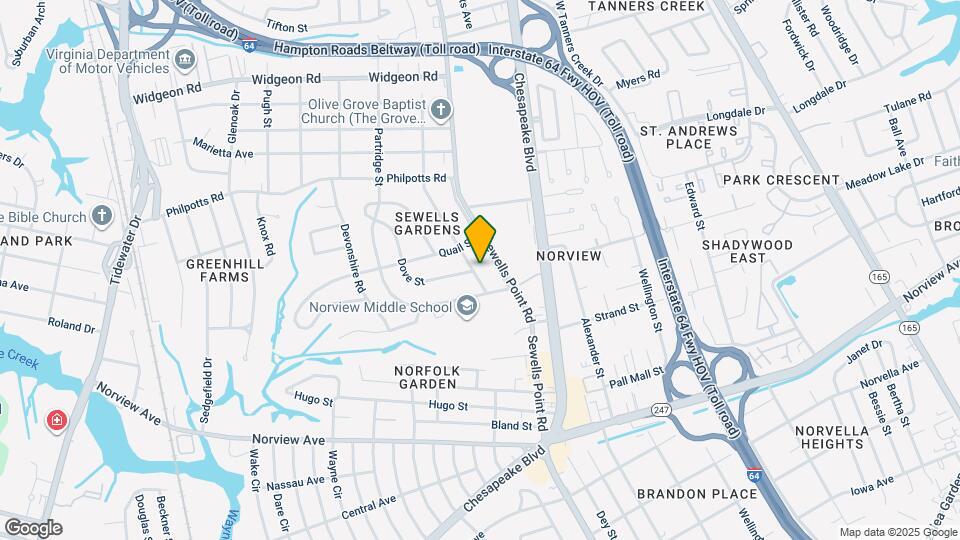 6360 Palem Rd Map and Location Details
