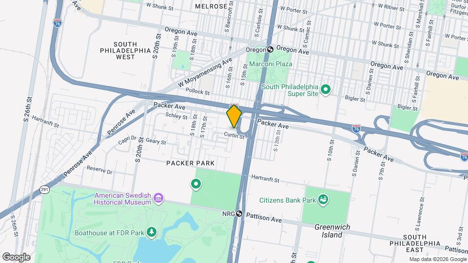 1509 Curtin St Map and Location Details