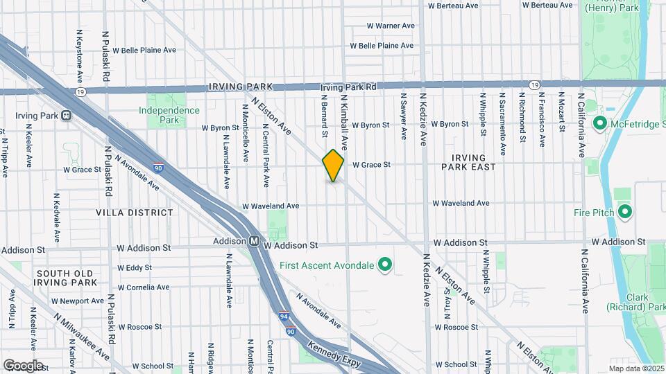 3725 N Bernard St Map and Location Details