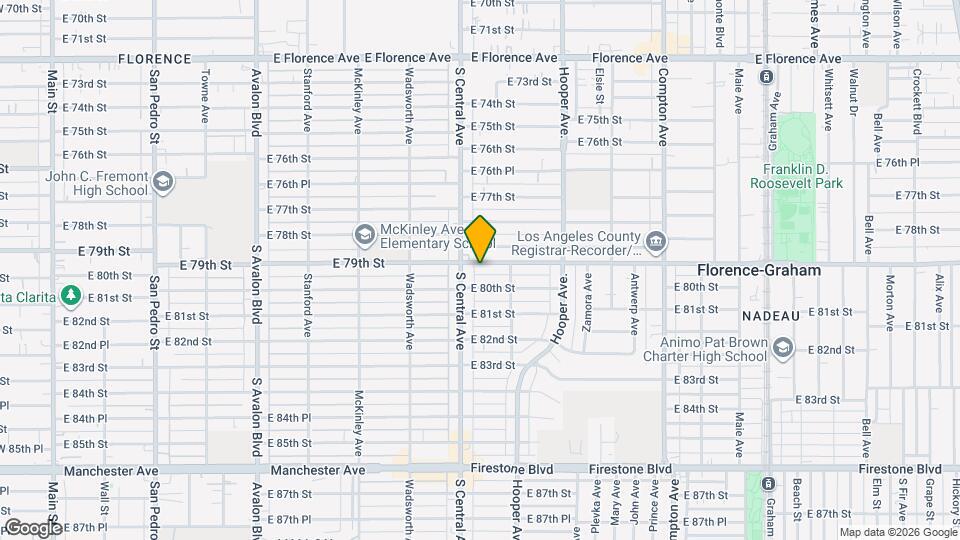 1124 Nadeau St Map and Location Details