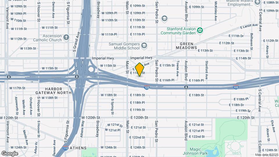 147 E 116th Pl Mapa y Detalles de la Ubicación