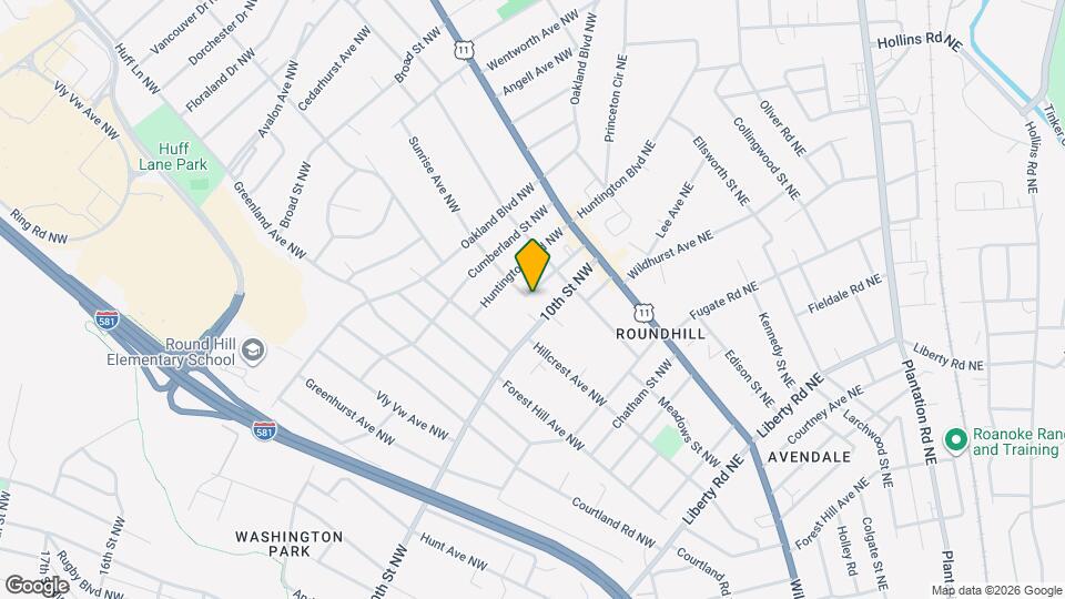 2803 Burton Ave NW Map and Location Details