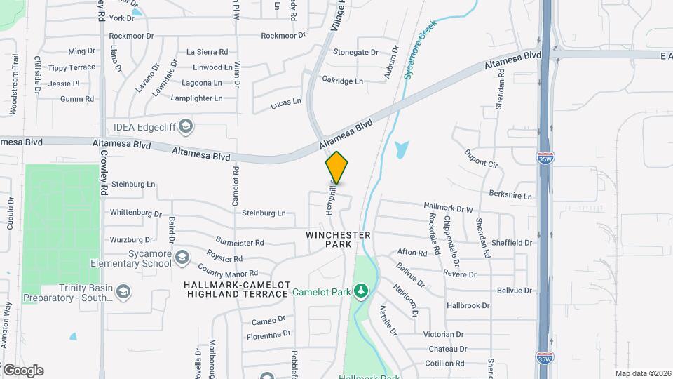 1032 Sunderland Ln Map and Location Details