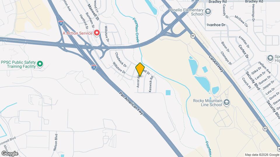 1723 Ascot Rd Map and Location Details