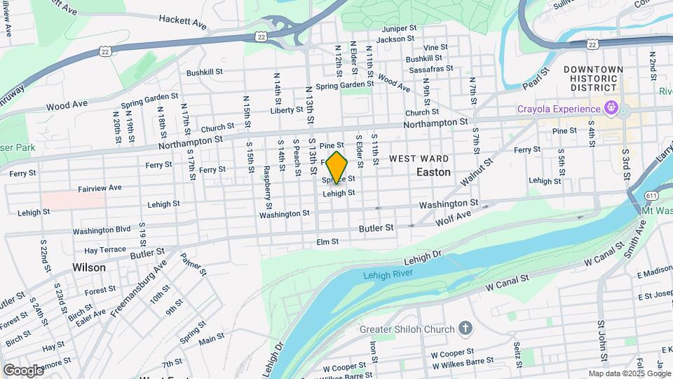1219 Lehigh St Map and Location Details