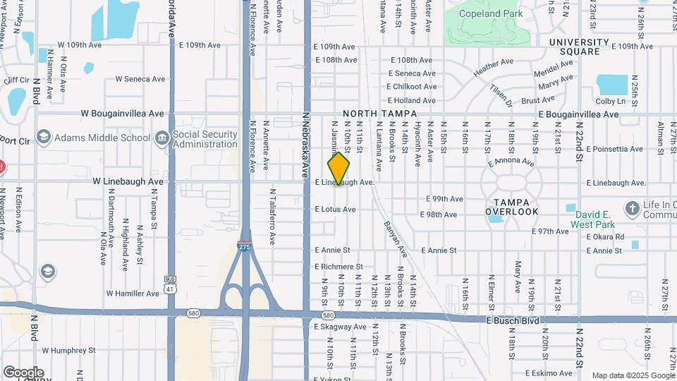 9811 N Jasmine Ave Map and Location Details