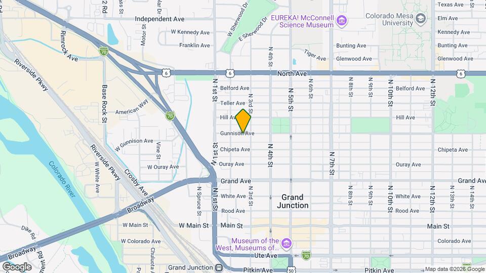 241 Gunnison Ave Map and Location Details