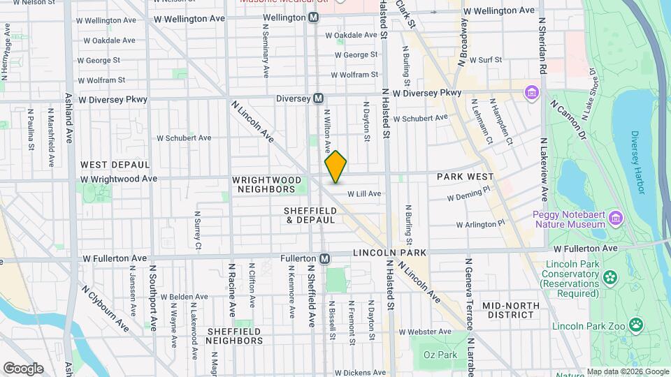 882 W Lill Ave Map and Location Details