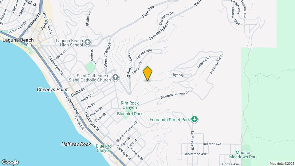 986 Oriole Dr Map and Location Details