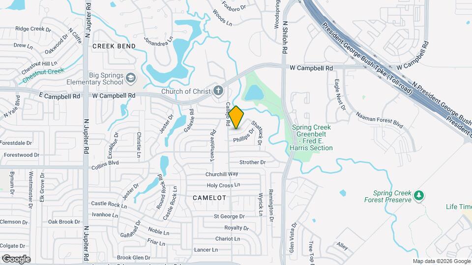 2710 Francisco Dr Map and Location Details