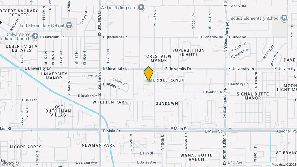 306 N Wildrose Mapa y Detalles de la Ubicación