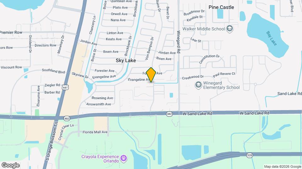 801 Sky Lake Cir Map and Location Details