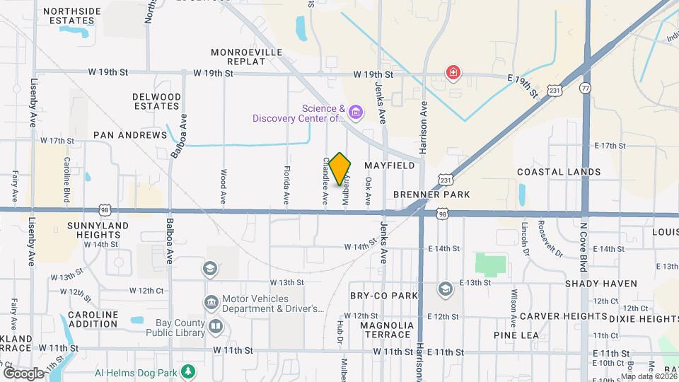 1513 Mulberry Ave Mapa y Detalles de la Ubicación
