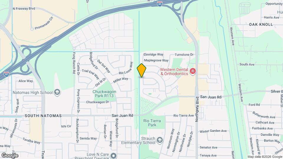 3509 Rancho Rio Way Mapa y Detalles de la Ubicación