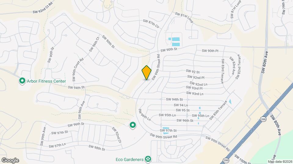 9273 SW 91st Ct Rd Map and Location Details