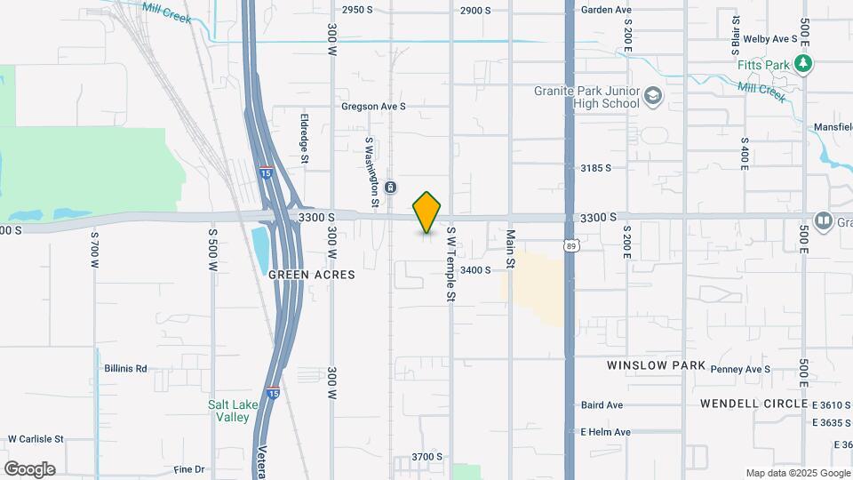 135 W 3300 S Map and Location Details