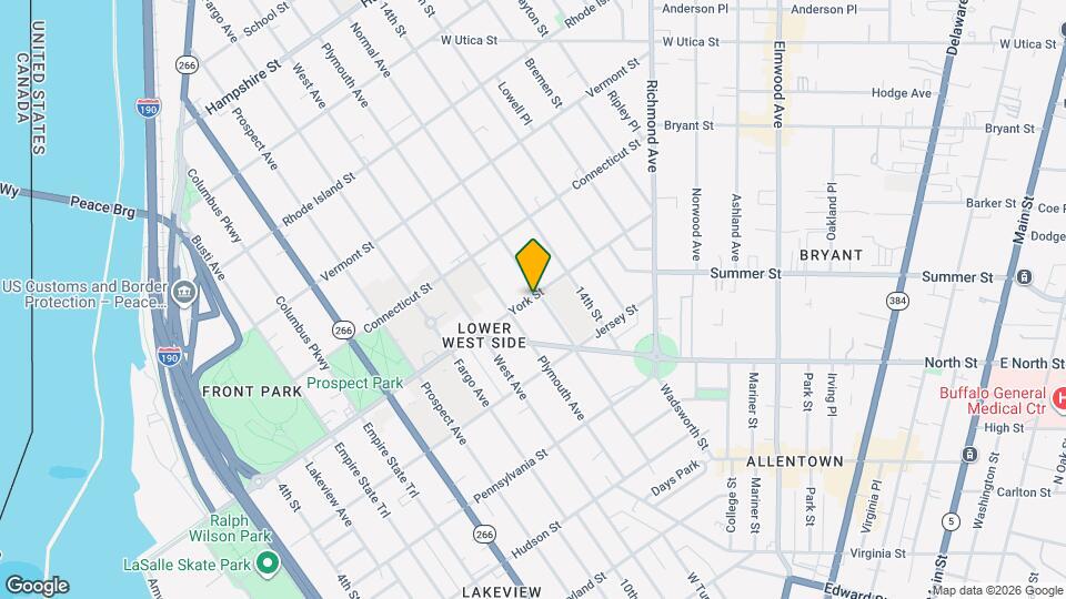 128 Normal Ave Mapa y Detalles de la Ubicación
