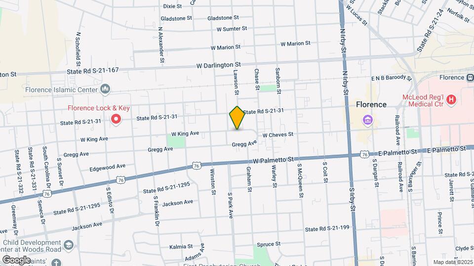622 W King Ave Map and Location Details