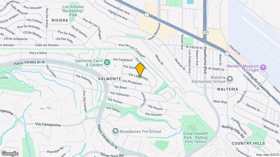 4104 Via Largavista Mapa y Detalles de la Ubicación